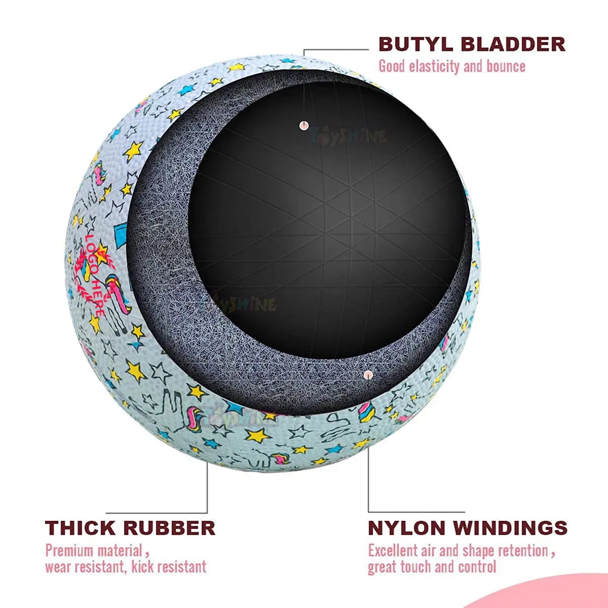Custom Rubber Basketball 3