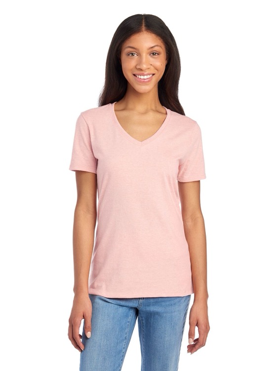 JERZEES Premium Blend Combed Ring-Spun Ladies' V-Neck T-Shirt 40