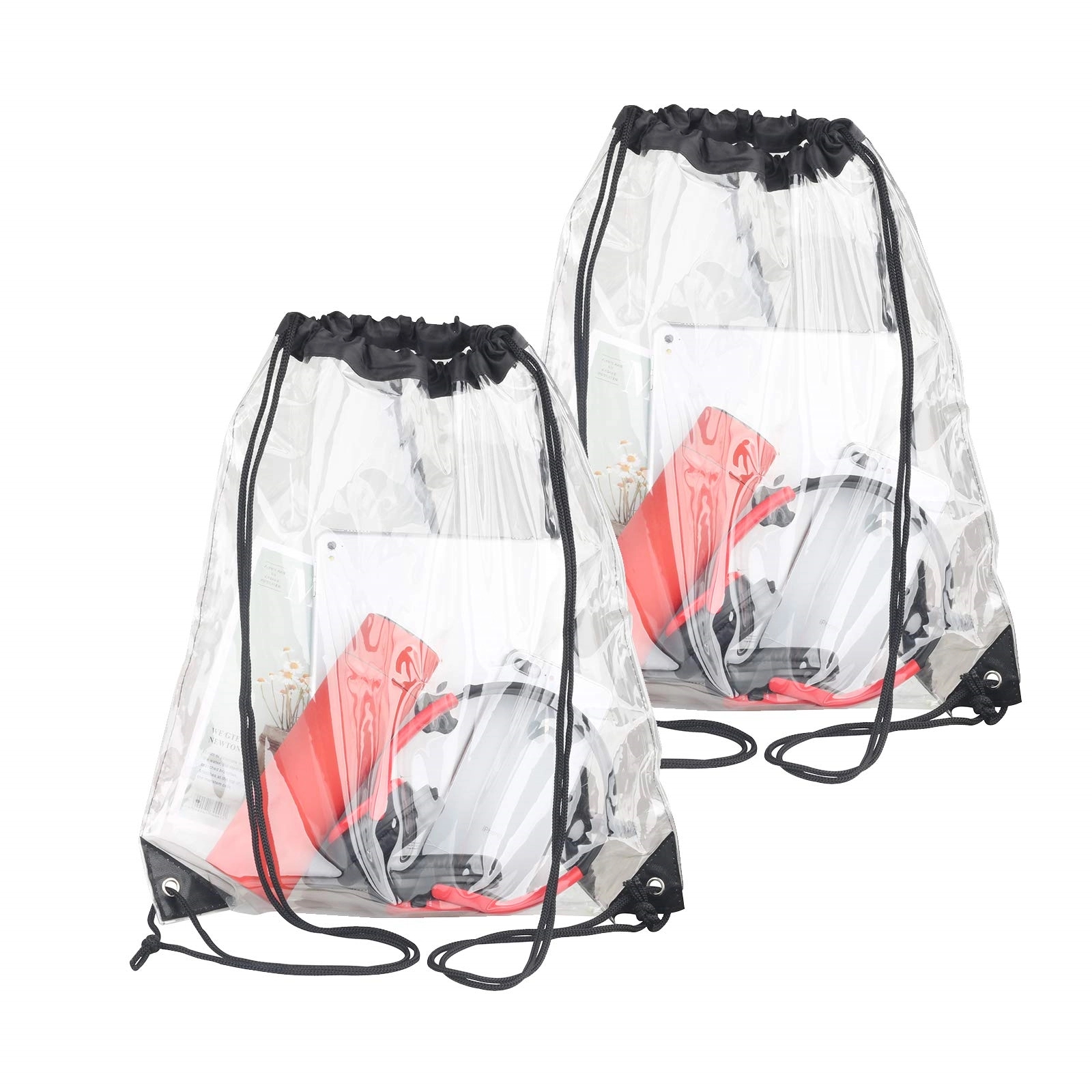 Clear Drawstring Bags 2