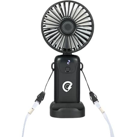 Rechargeable 100% RABS Personal LED Fan 55