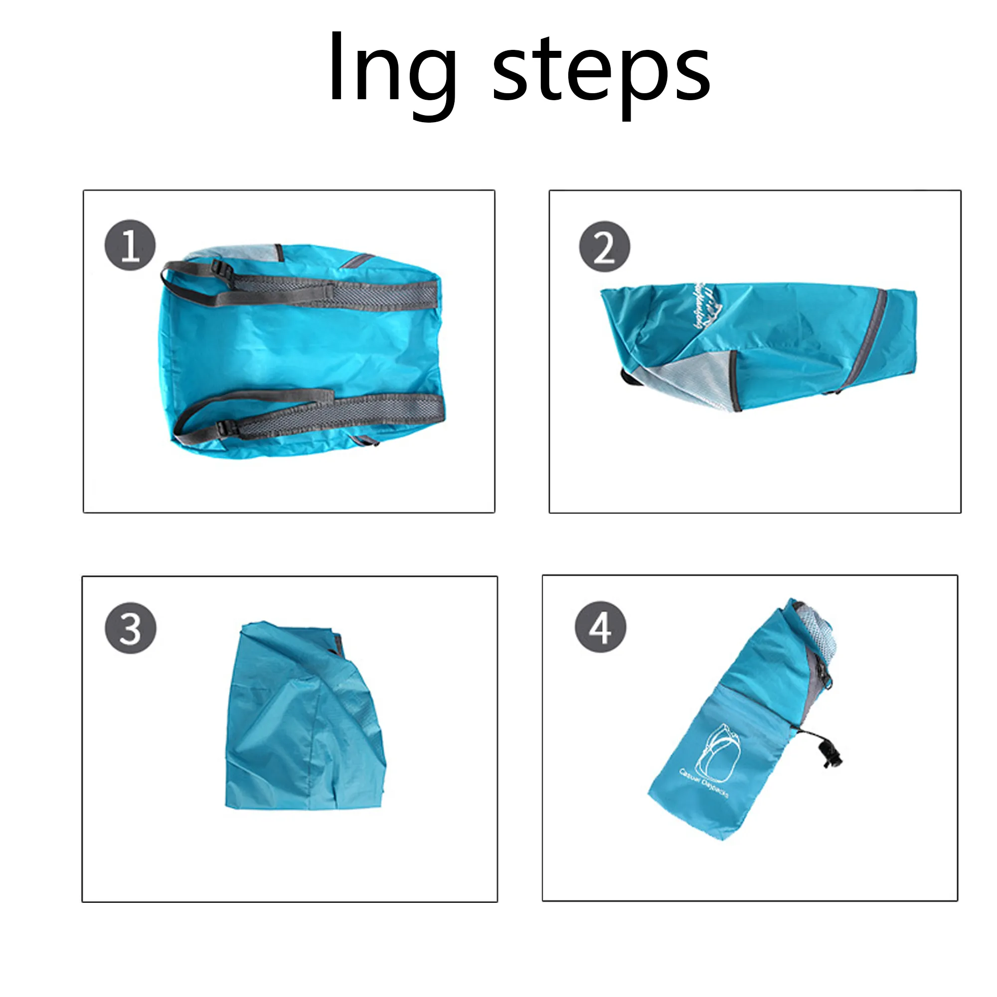 Lightweight foldable backpack 2