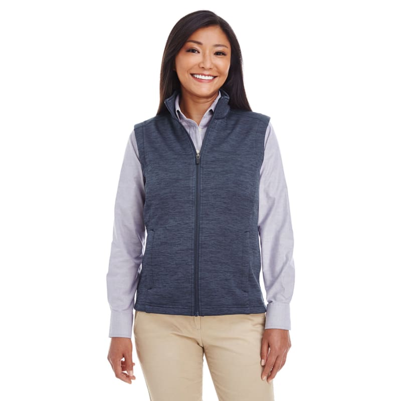 Devon & Jones Ladies' Newbury Mélange Fleece Vest 8