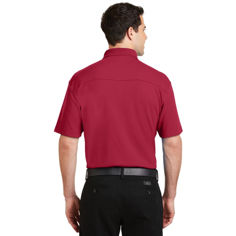 Port Authority Silk Touch Interlock Performance Polo. 16