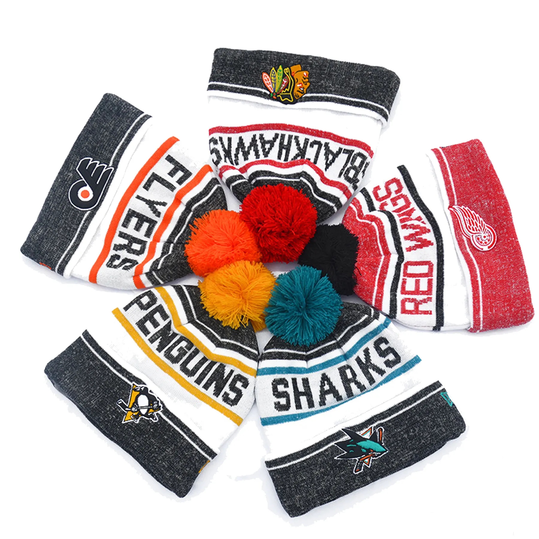 Custom Acrylic Knitted Fan Beanie 3