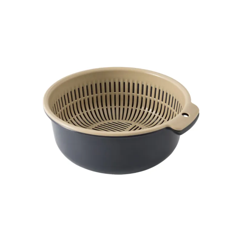Double round drain basket 2