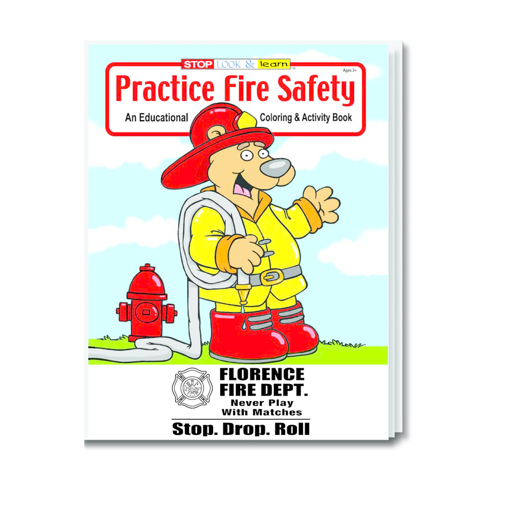 Practice Fire Safety Coloring Book