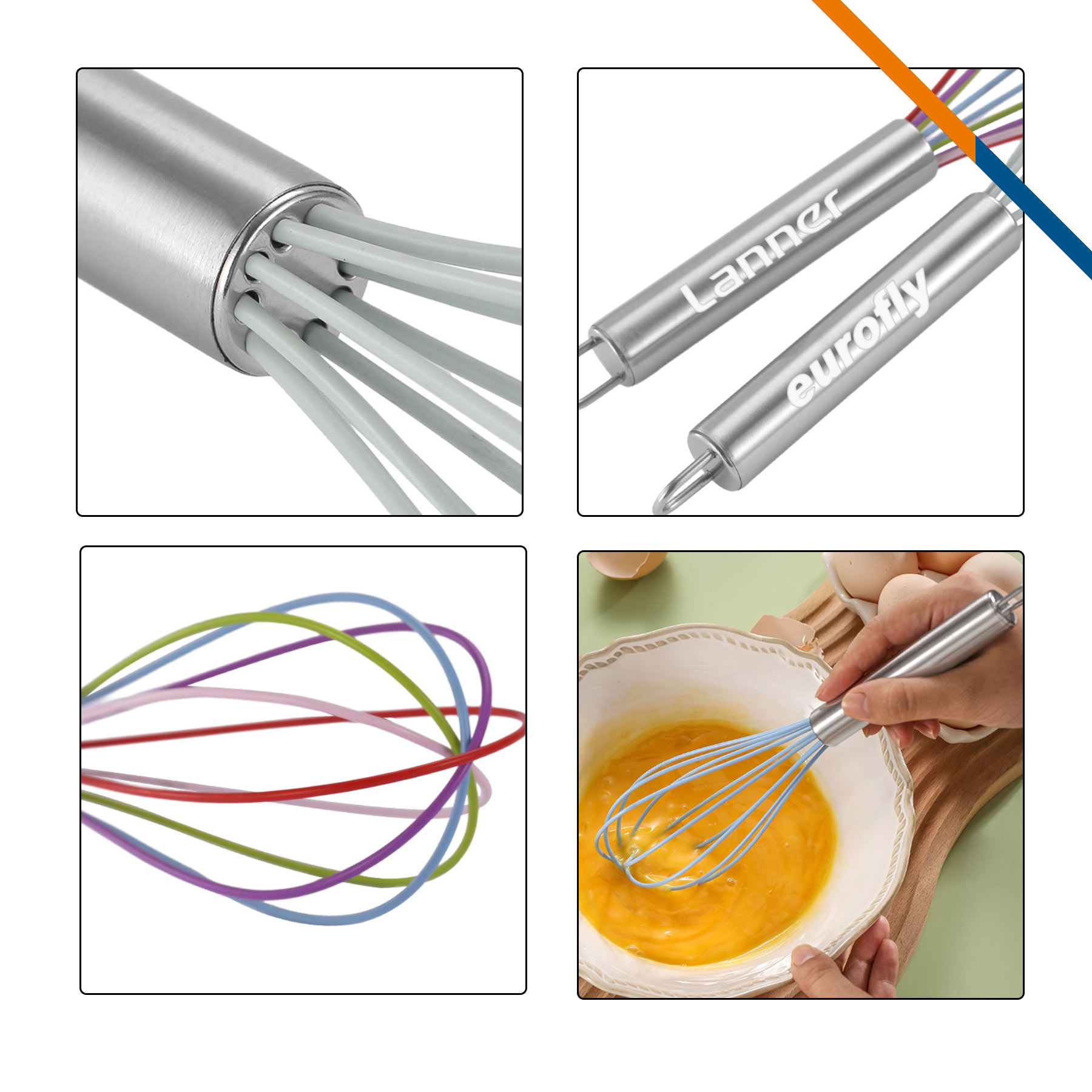 Kerr Silicone Kitchen Whisk 12