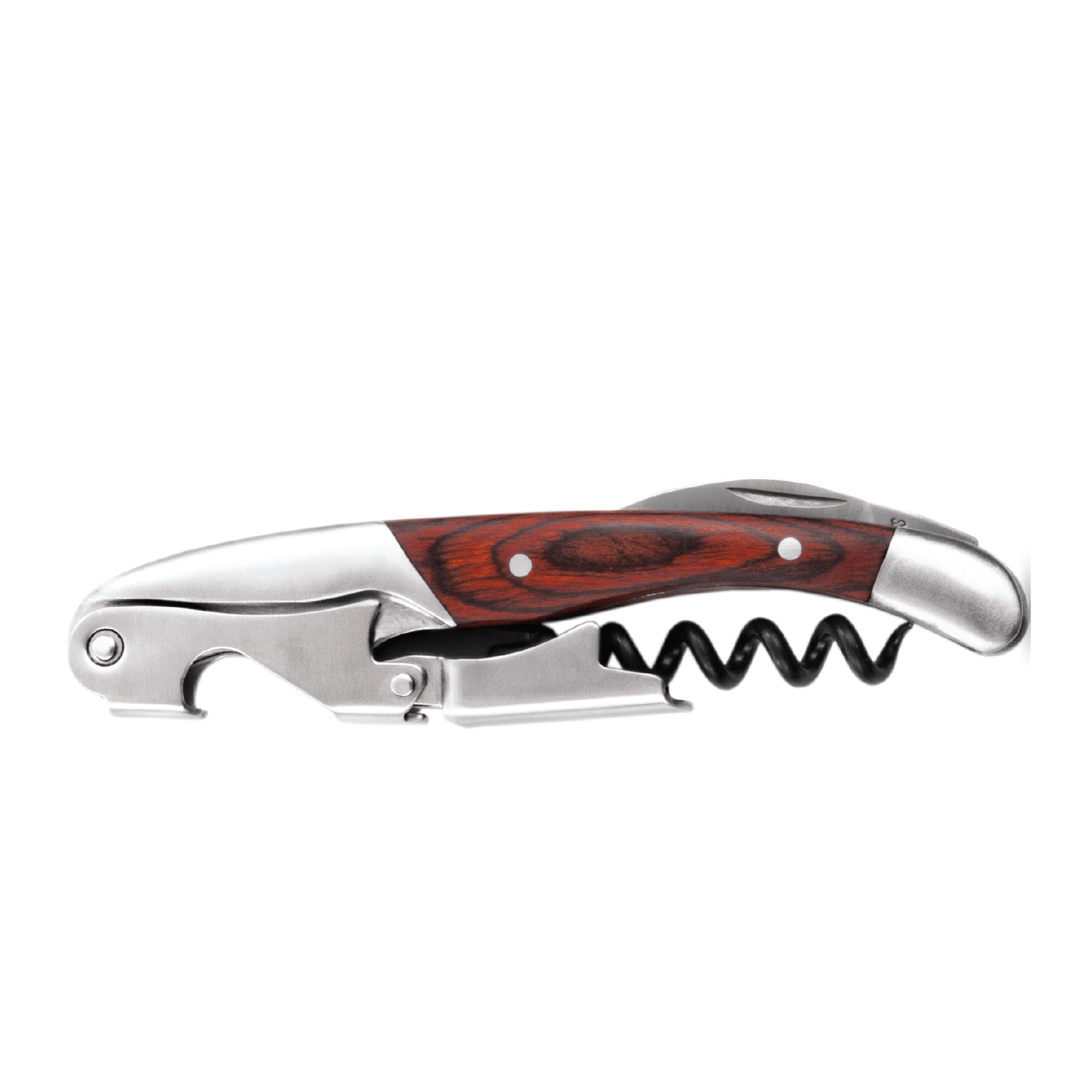 True® Spruce Double Hinged Corkscrew 8