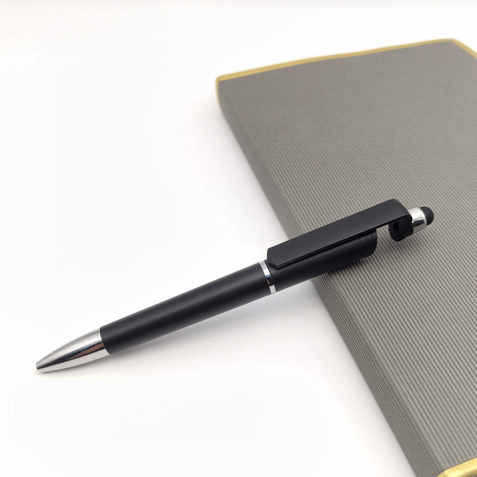 Multi Function Ball Stylus Screen Pen Mobile Holder 3 In 1 With Custom Logo Ballpoint Pen 9