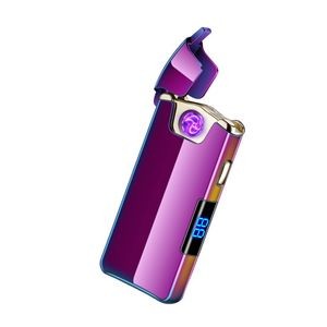 Rotated Arc Lightning Lighter With Flashlight And USB Charging 5
