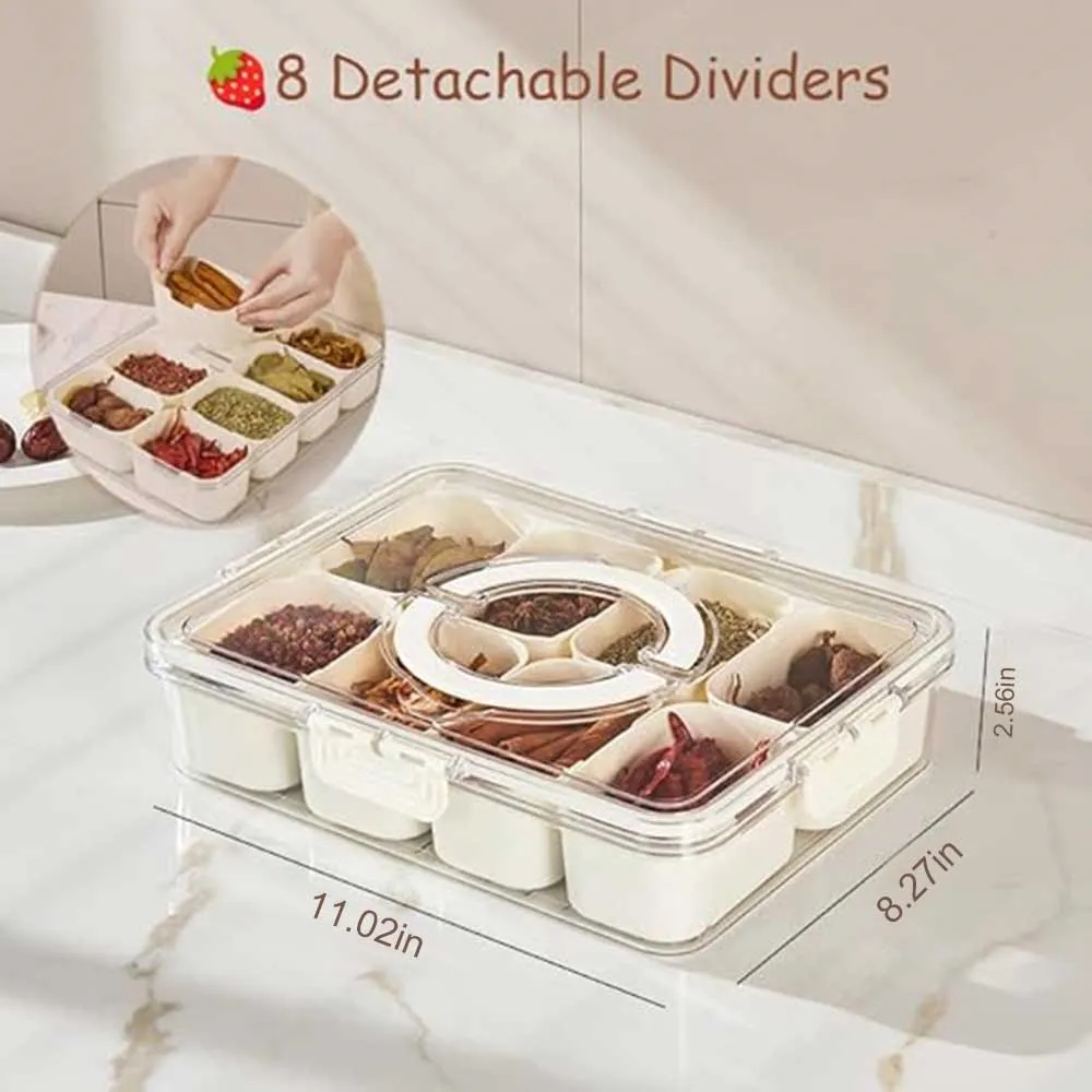 Portable Snackle Box Container Veggie Serving Tray 4
