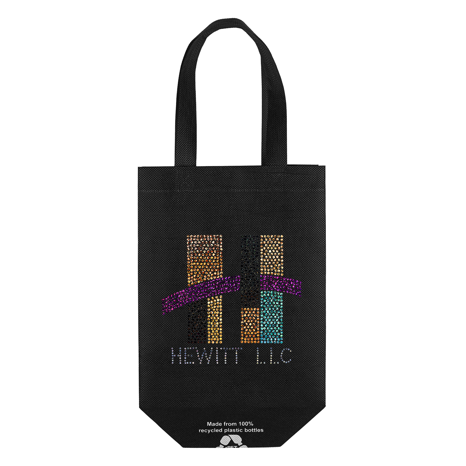 Lake™- R-PET Non-Woven Totes - Sparkle 8