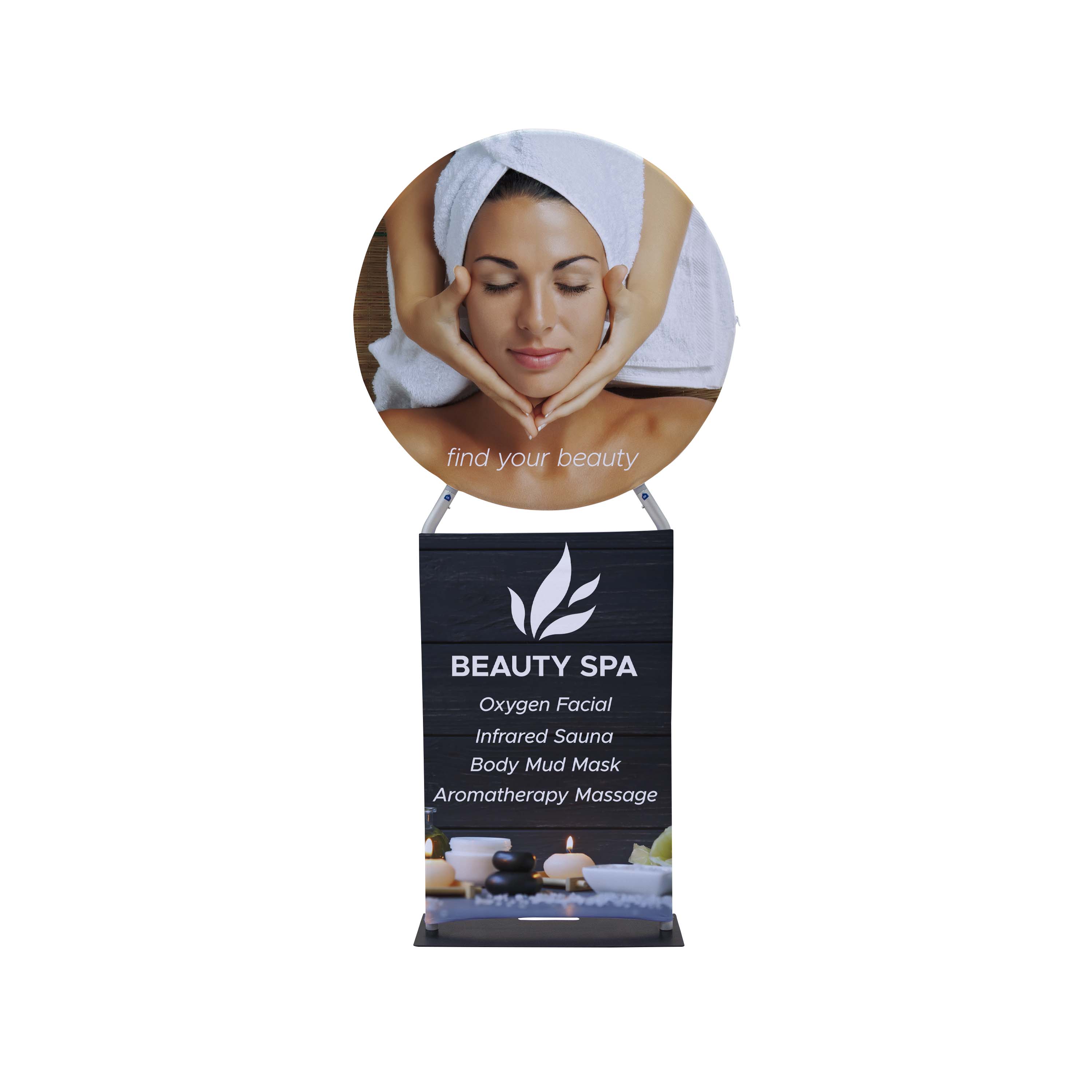 36" EuroFit™ Round Banner Display Kit 2