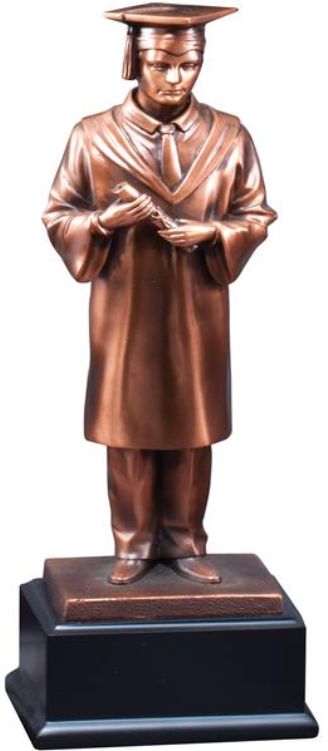 Male Graduate Resin Sculpture 1