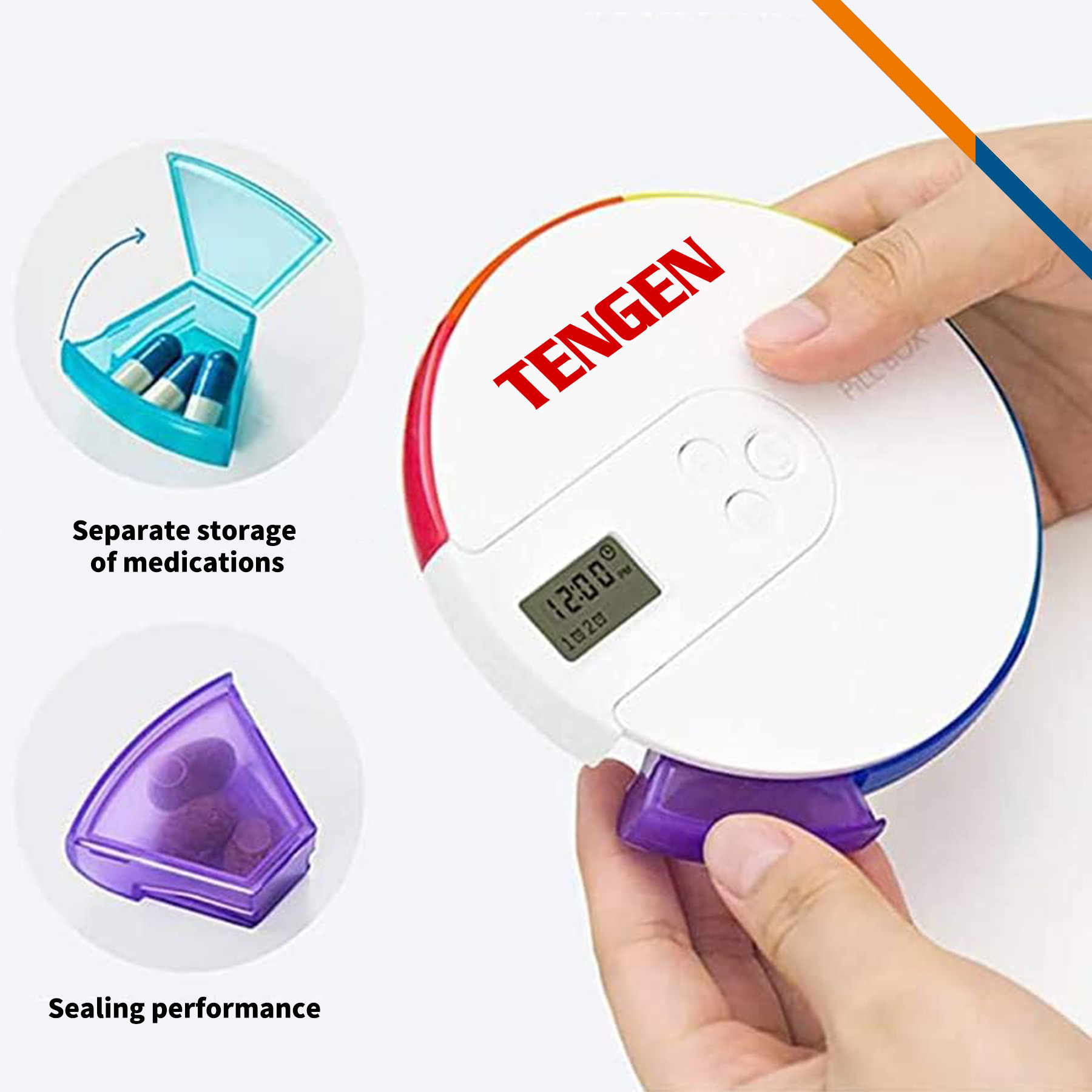 Orville One Week Time Reminder Smart Pill Box 3