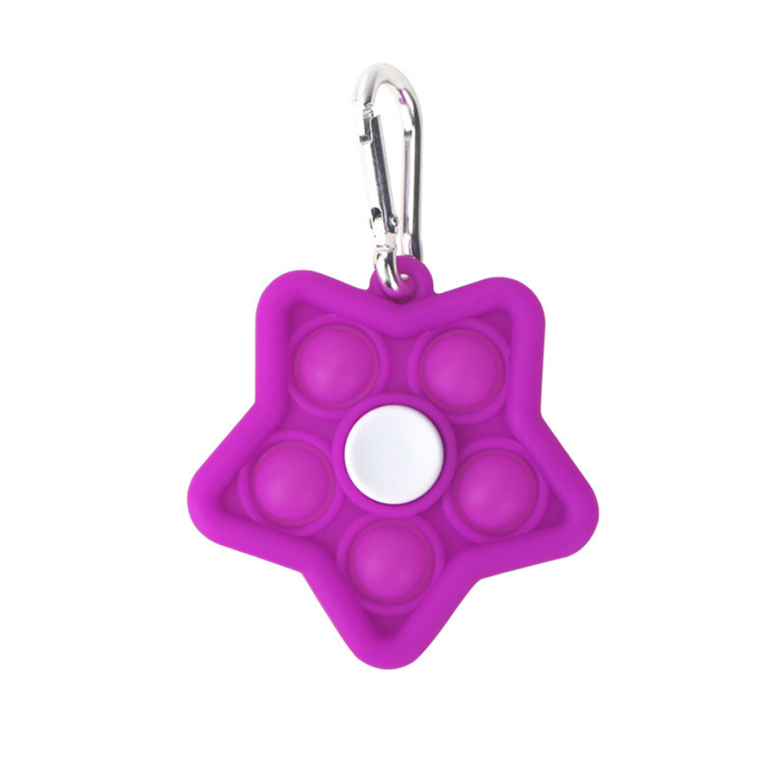 Multi Color Star Shape Silicone Finger Fidget Spinner 9