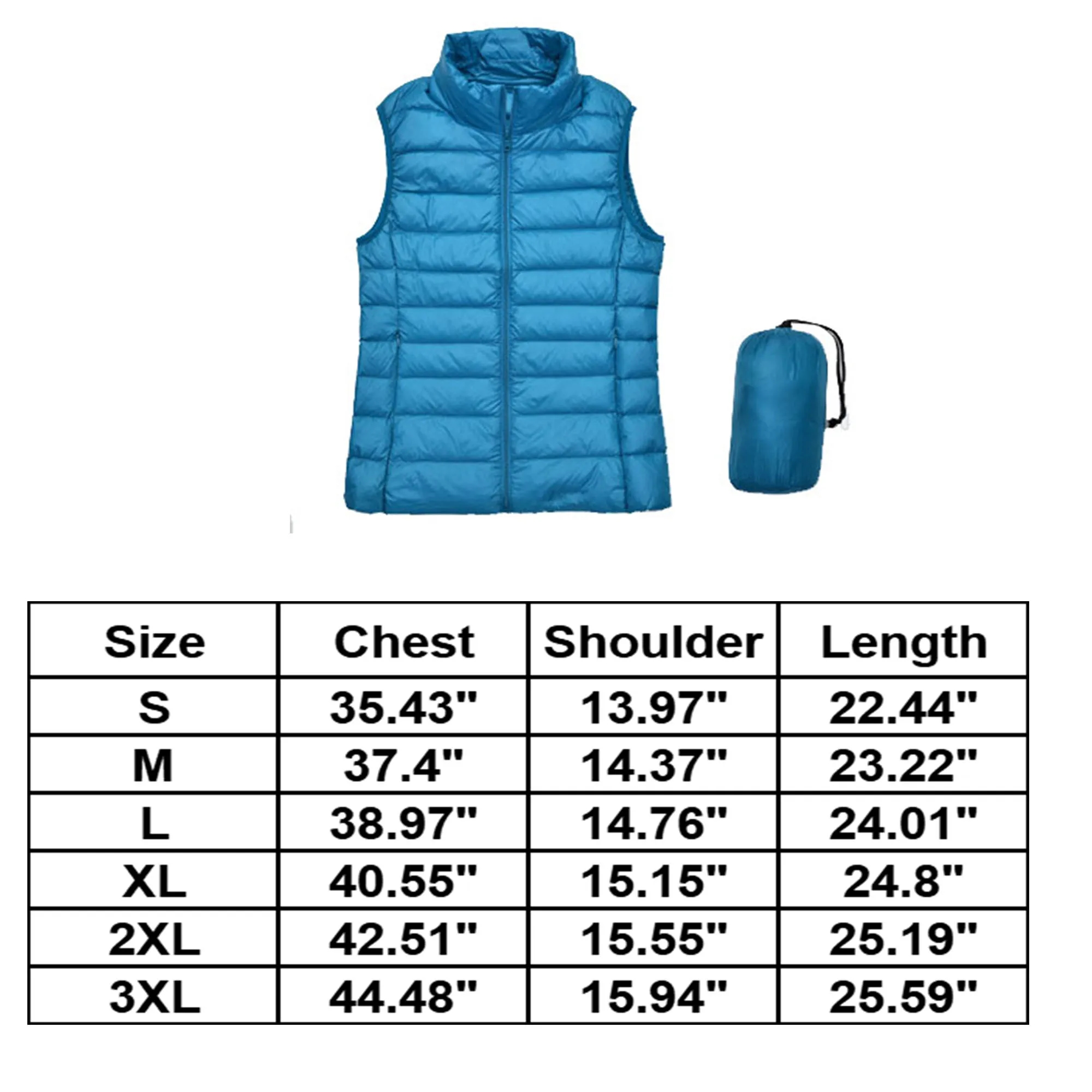 Lightweight Packable Puffer Vest 10