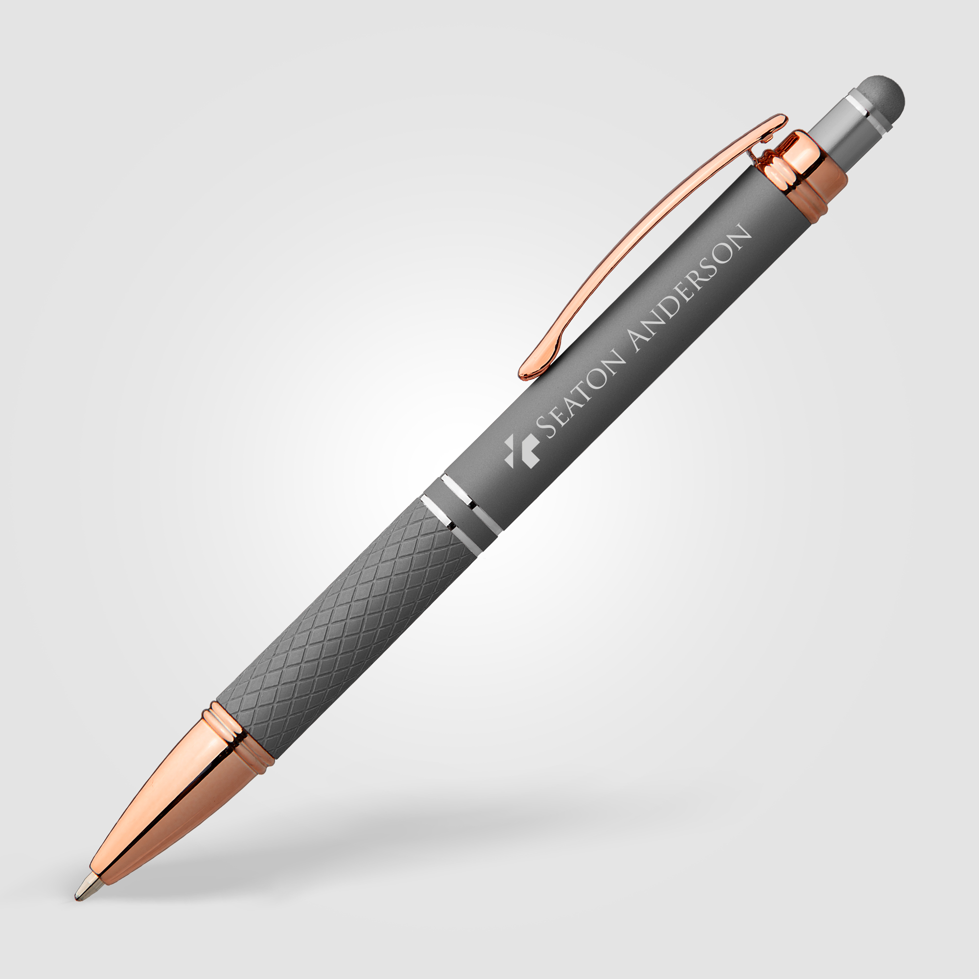 Phoenix Softy Rose Gold Metallic Pen w/ Stylus 14