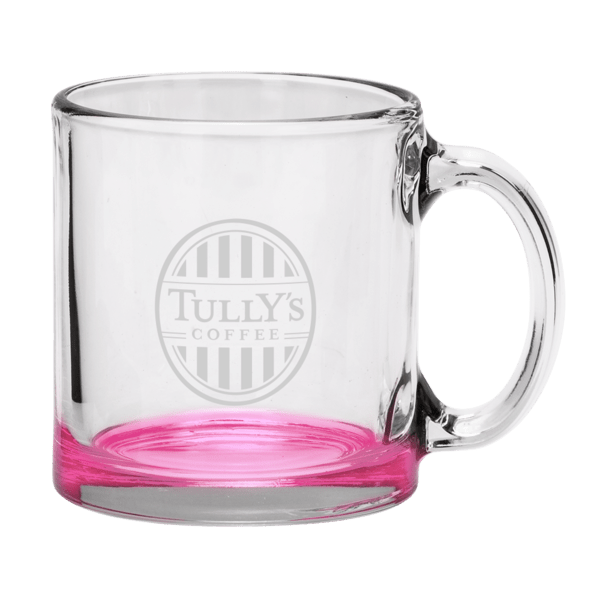 Red Eye 13 oz Libbey Clear Glass Coffee Mug 34