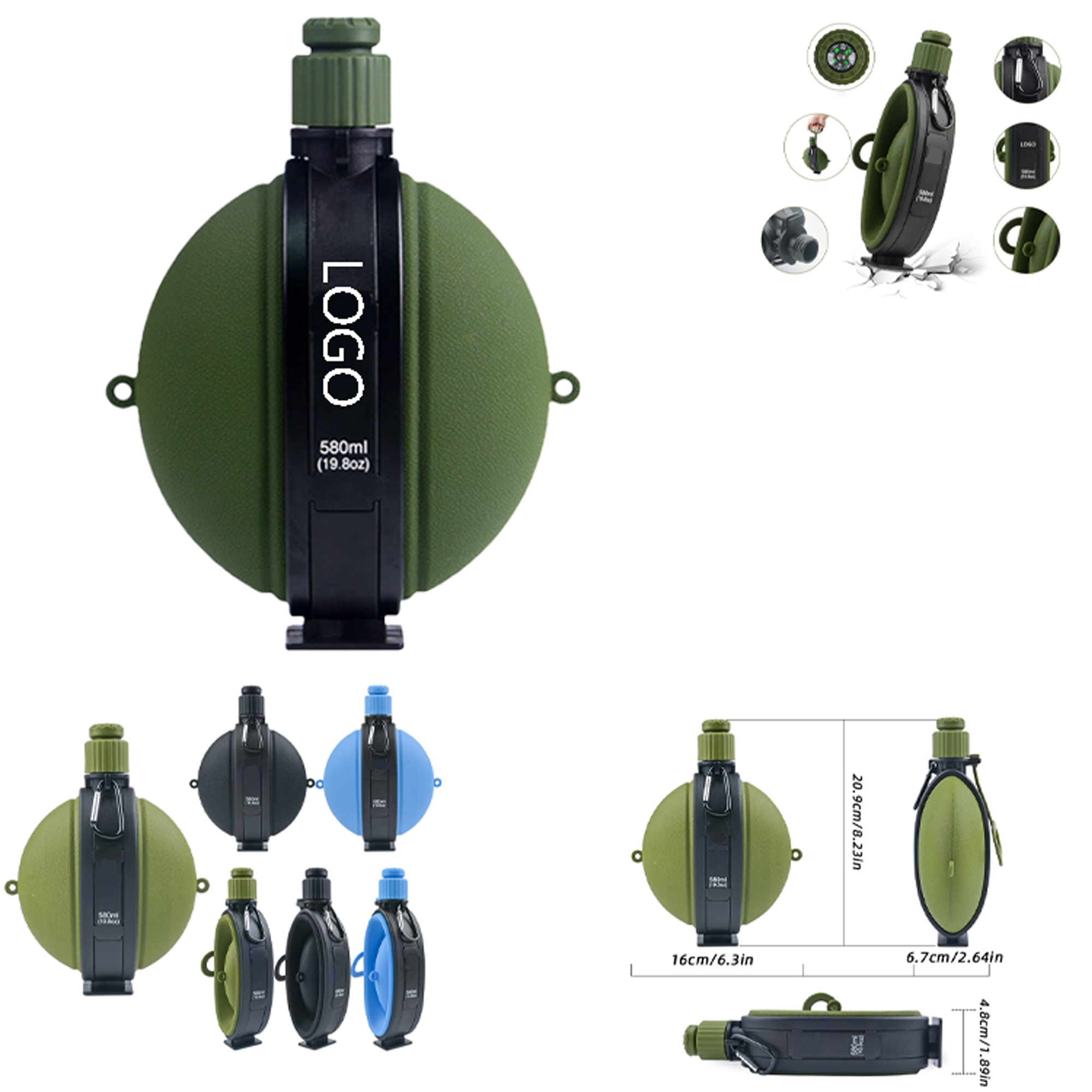 Lightweight Compressible Camping Tumbler 2