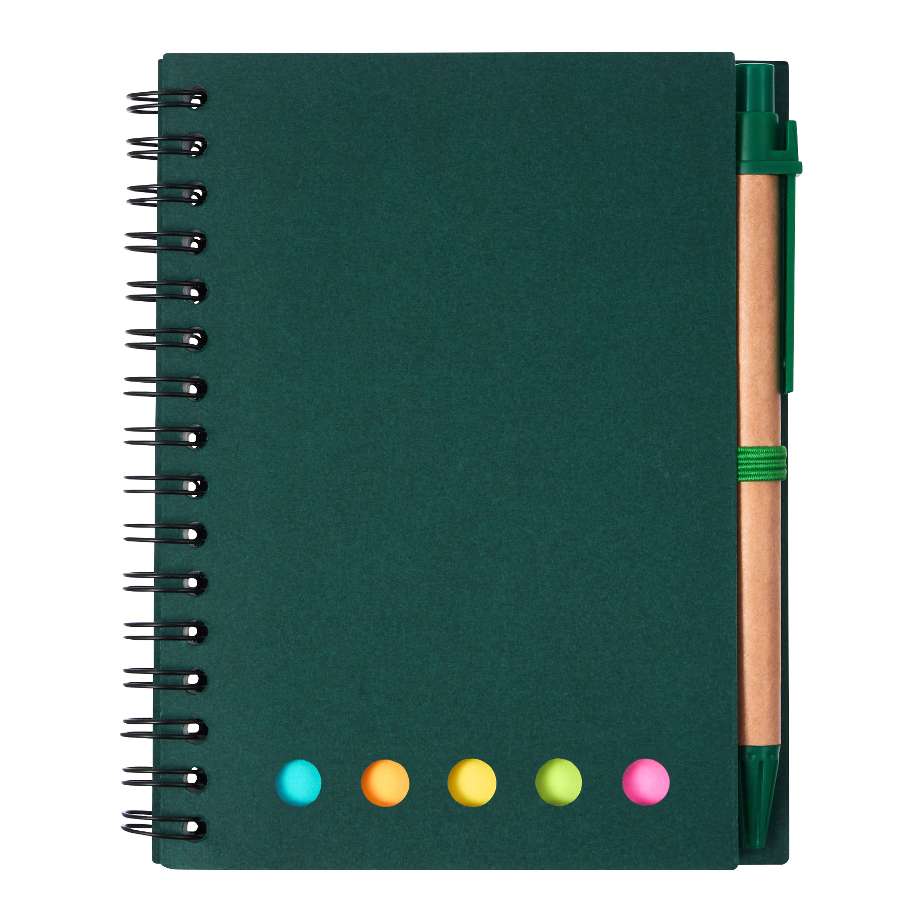Spiral Notebook With Pen And sticky Notes 8