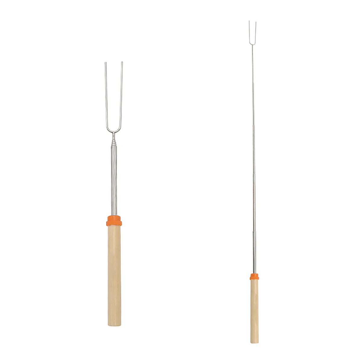 Extendable BBQ Fork for Marshmallows and Sausages 1