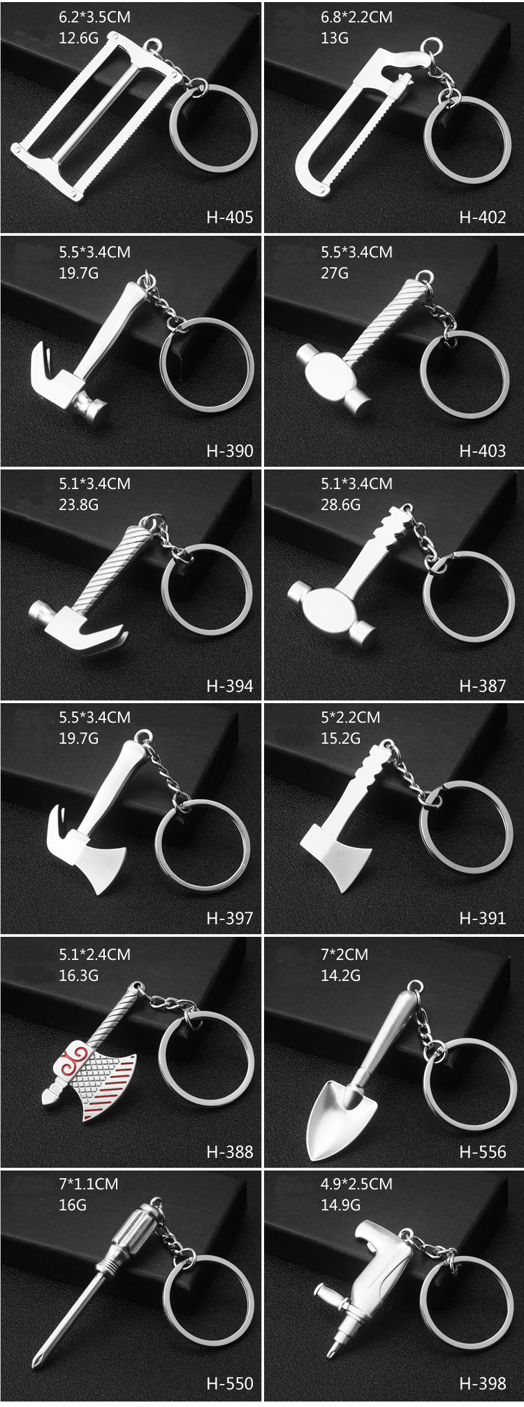 Mini Tools Keychain 7