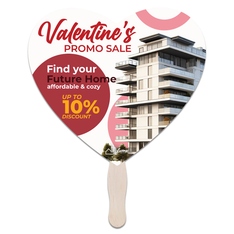Heart Shape Hand Fans 3