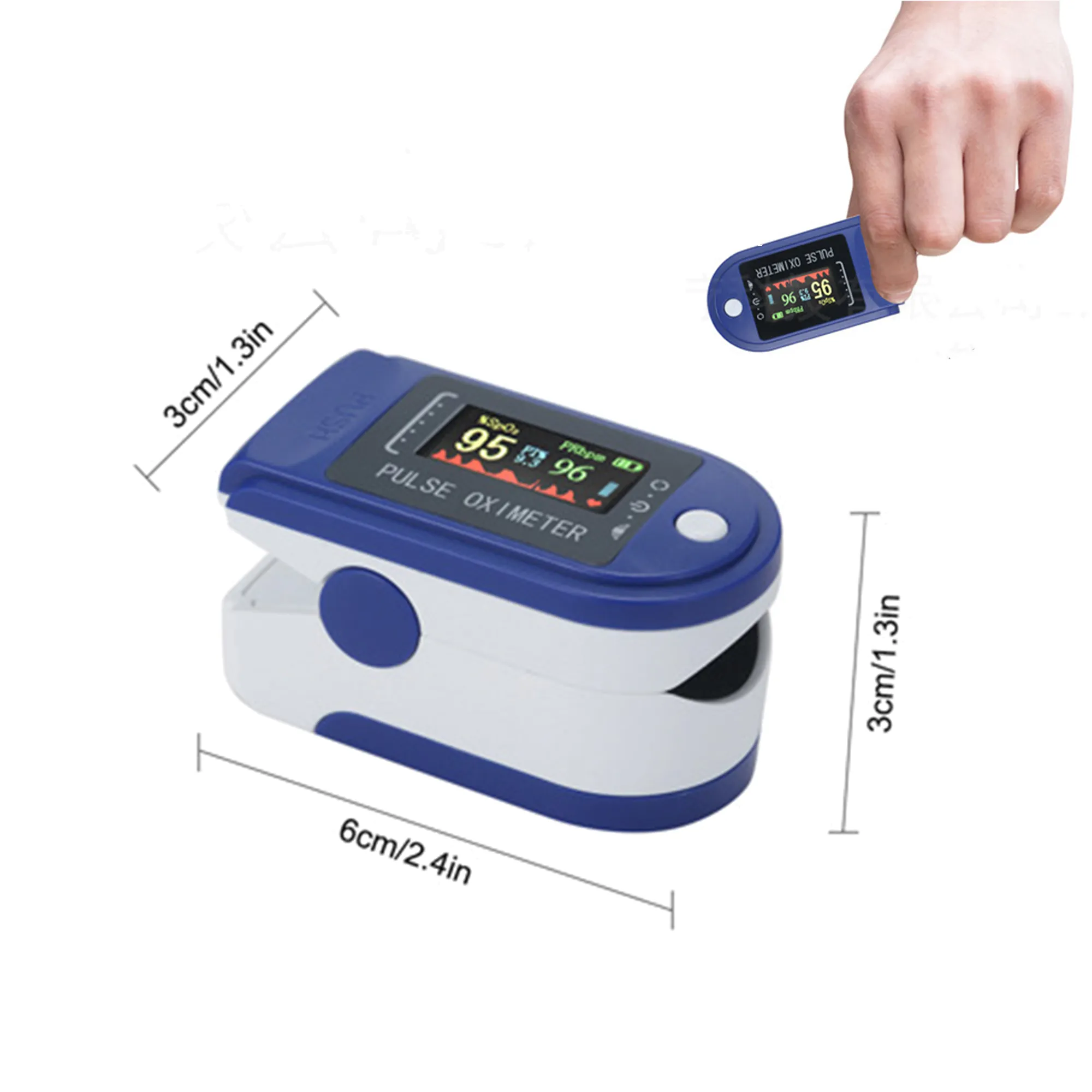 LED Finger Clip Oximeter 1