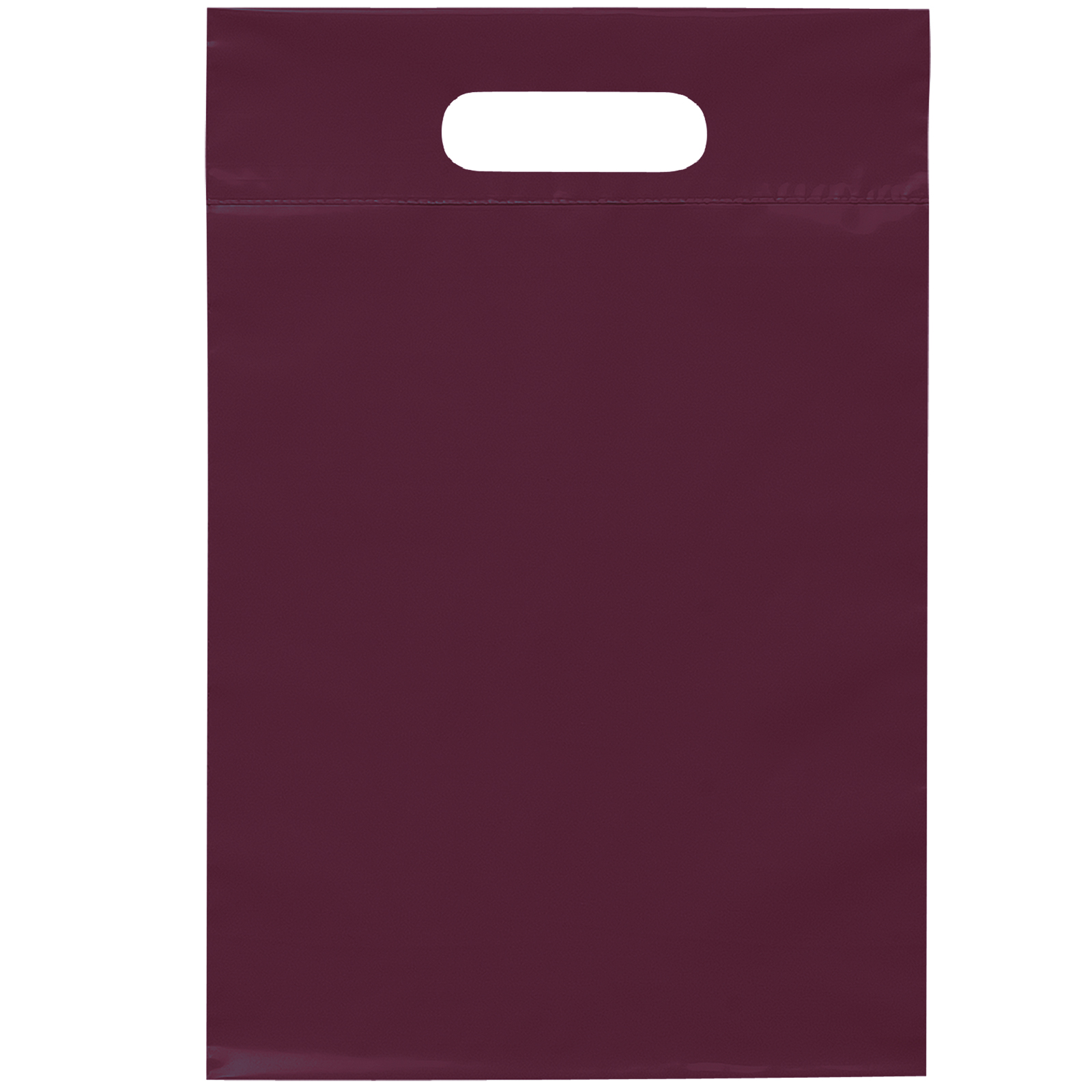 Die Cut Handle Bag - 9 1/2W x 14H - Flexo Ink Print 28