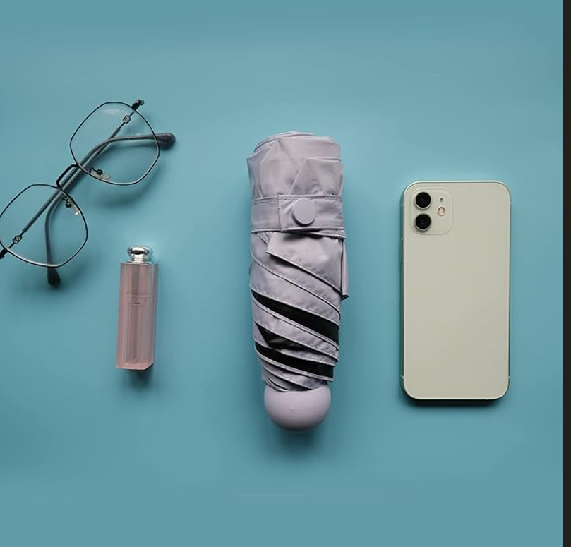 Sun Protection Umbrella Pocket Capsule Umbrella Vinyl Eight-bone Folding Sun Umbrella 1