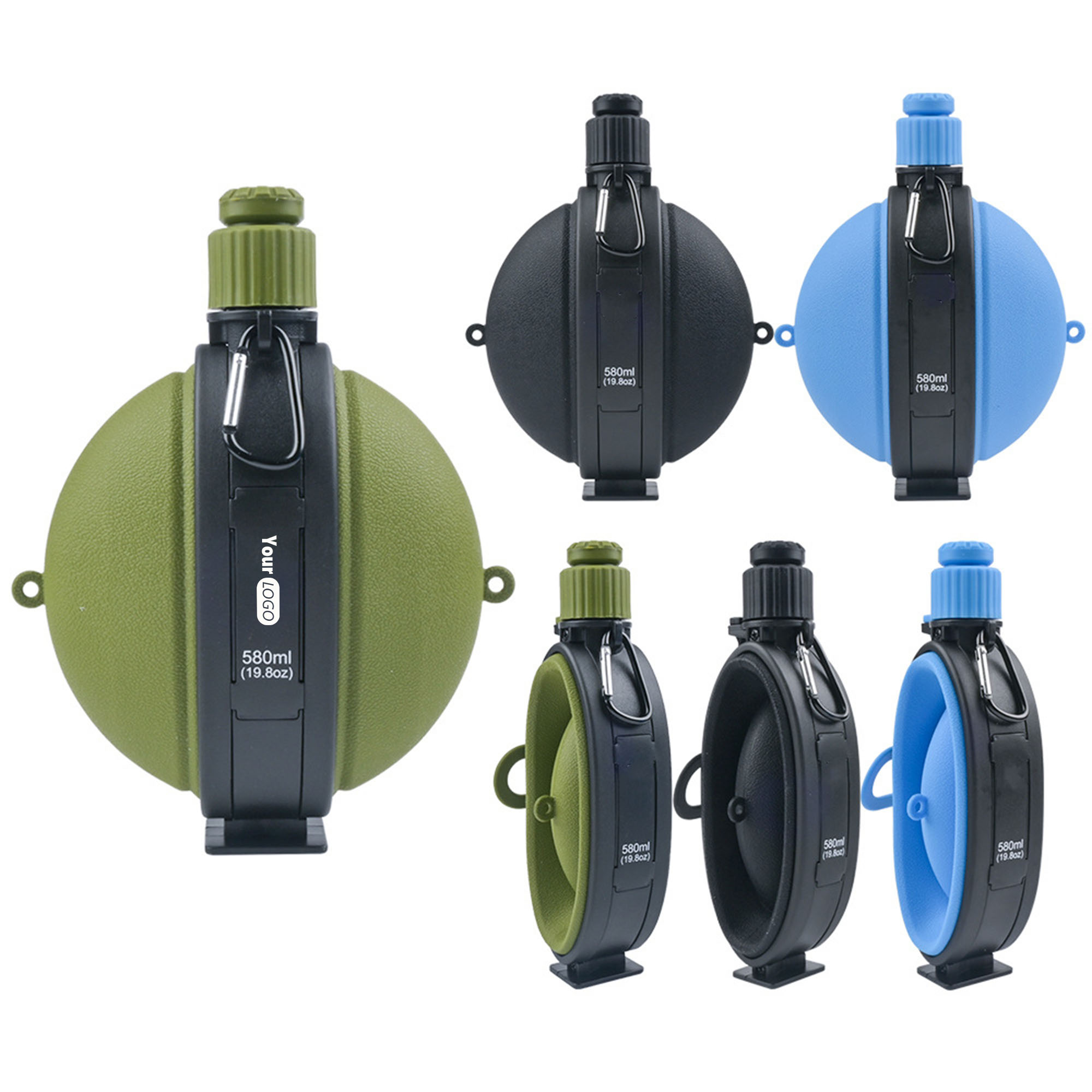 Outdoor Portable Compass Water Cup 5