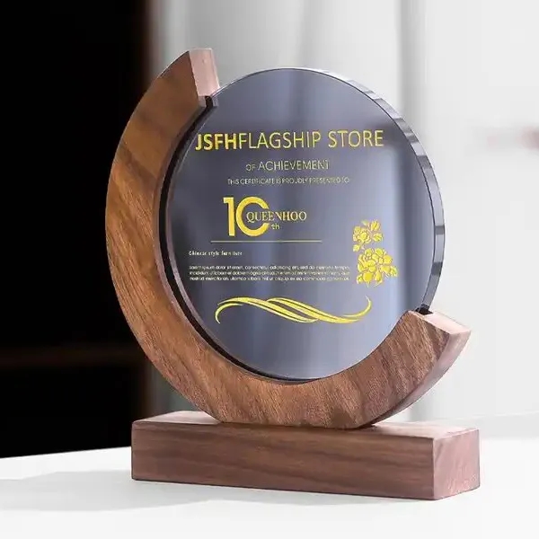 ROUND MOON WOOD AWARD 7