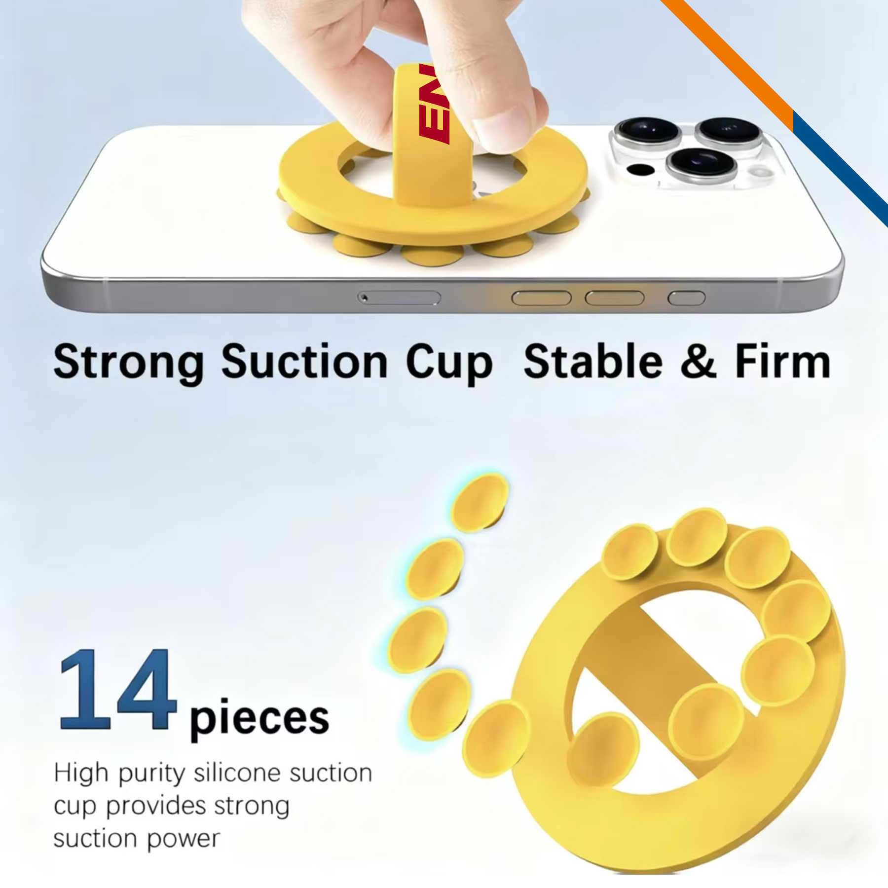 HoldDot Silicone Suction Phone Ring Grip 10