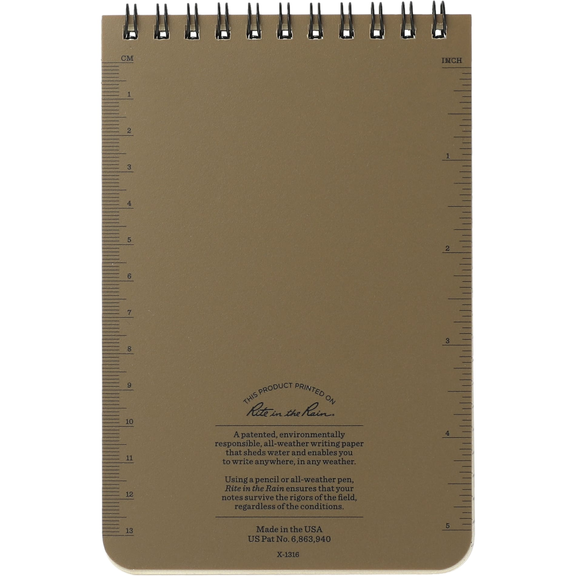 4” x 6” Rite in the Rain Top Spiral Notebook 68