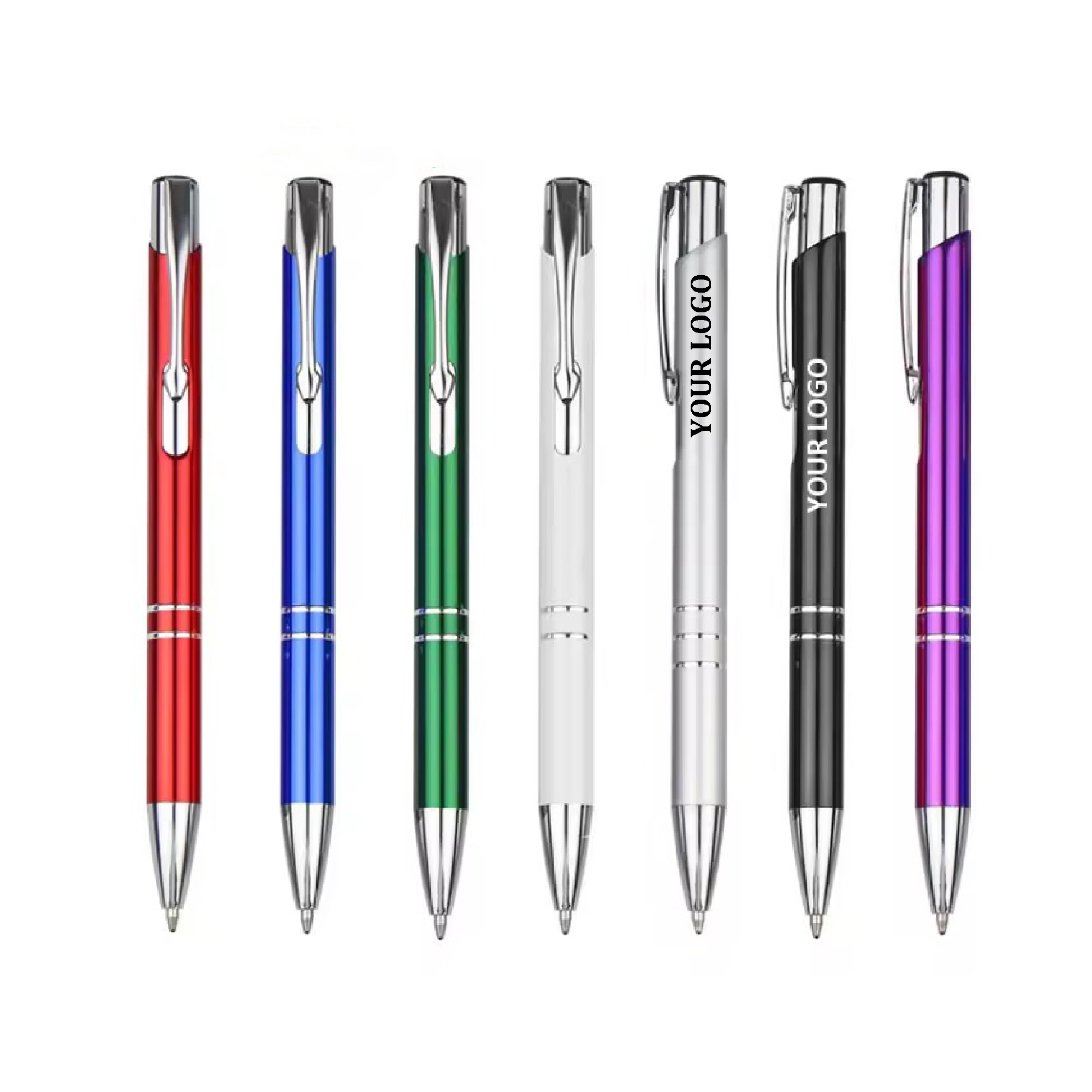 Laser Engraving Personalized Advertising Customised Ball Point Metal Luxury Pen 3