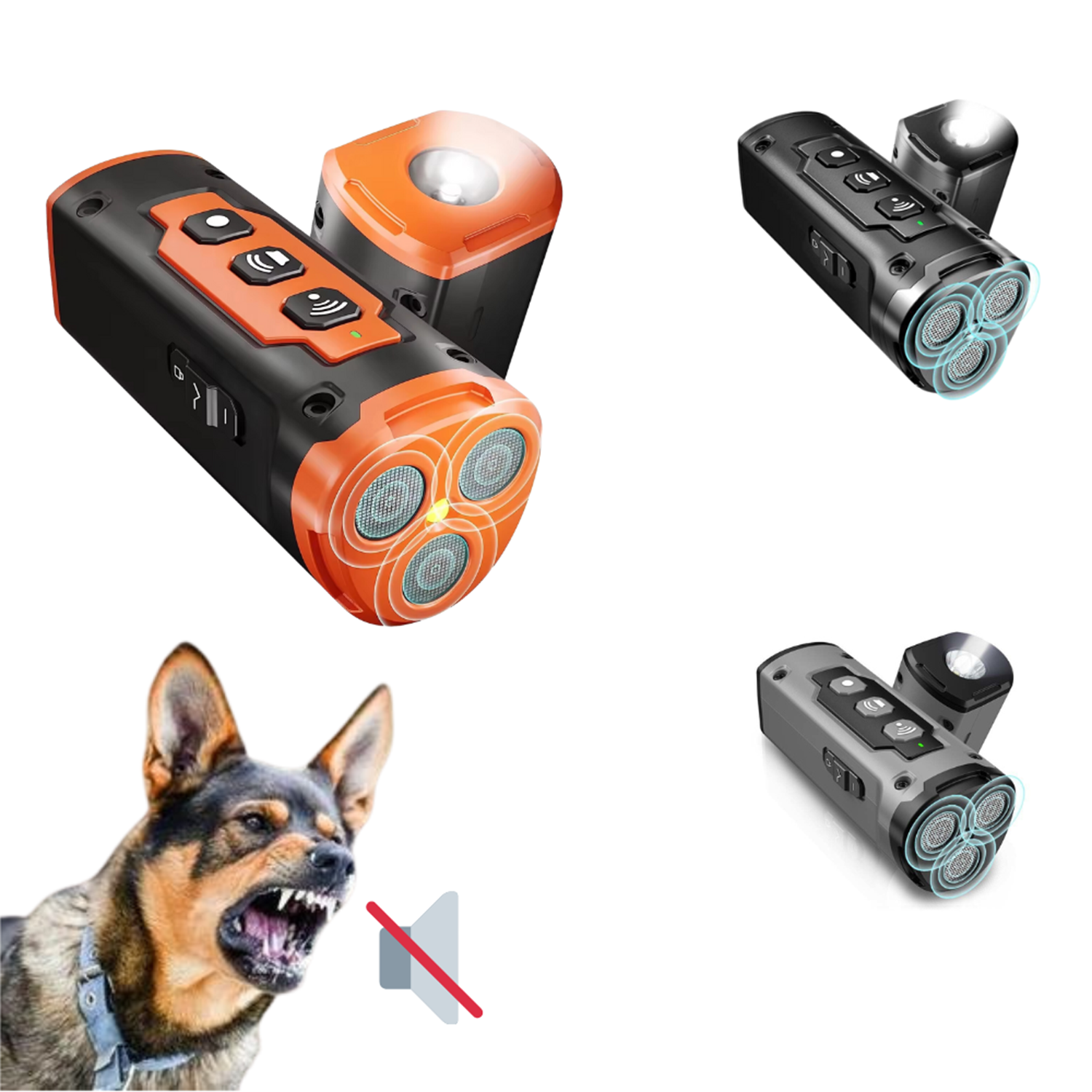 Ultrasonic Dog Trainer - Bark Control with LED Light 7