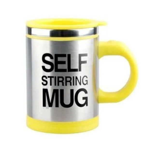14 Oz. Stainless Steel Self Stirring Mug Mixing Cup 6