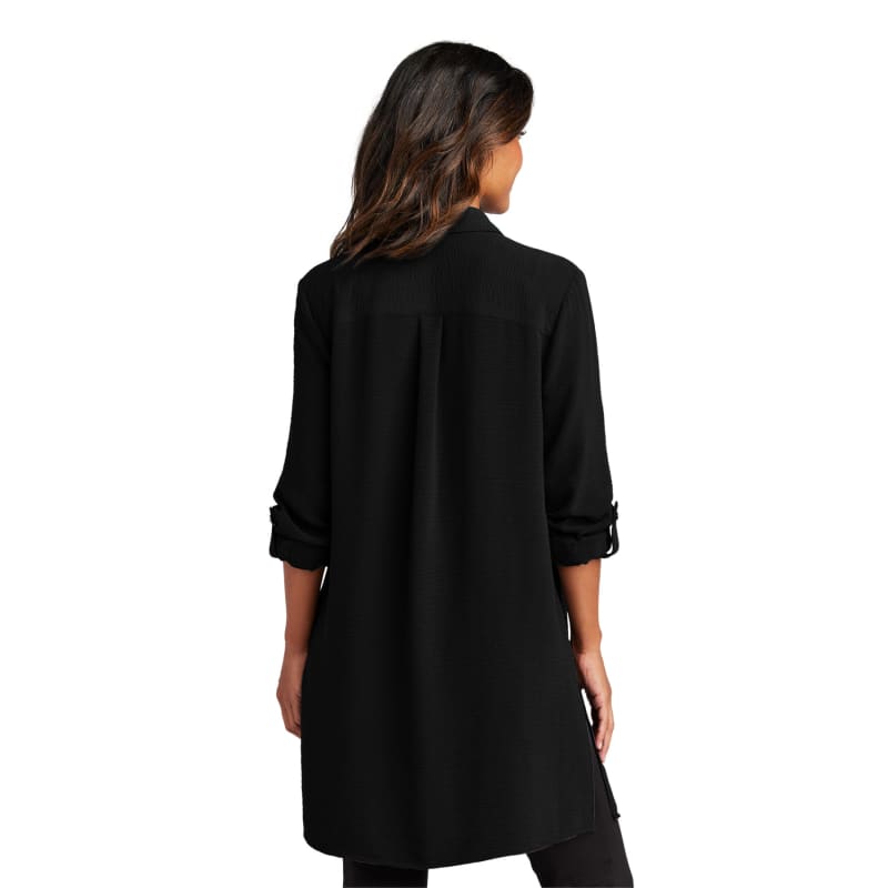Port Authority Ladies Textured Crepe Long Tunic 4
