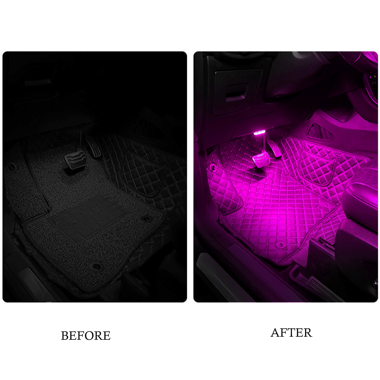 multicolor Car's Interior Lamp Atmosphere wireless LED light 5