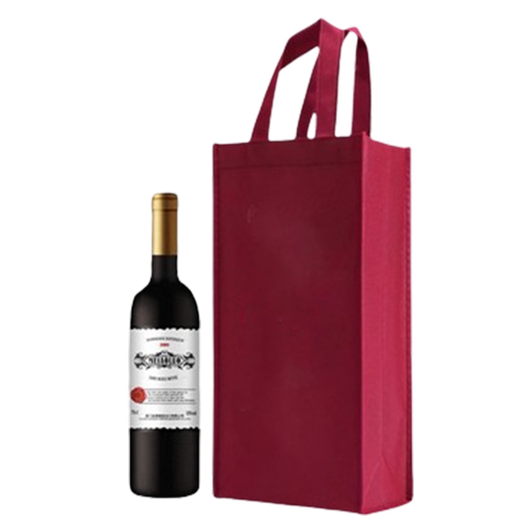 Double Bottles Wine Non-Woven Bag 2