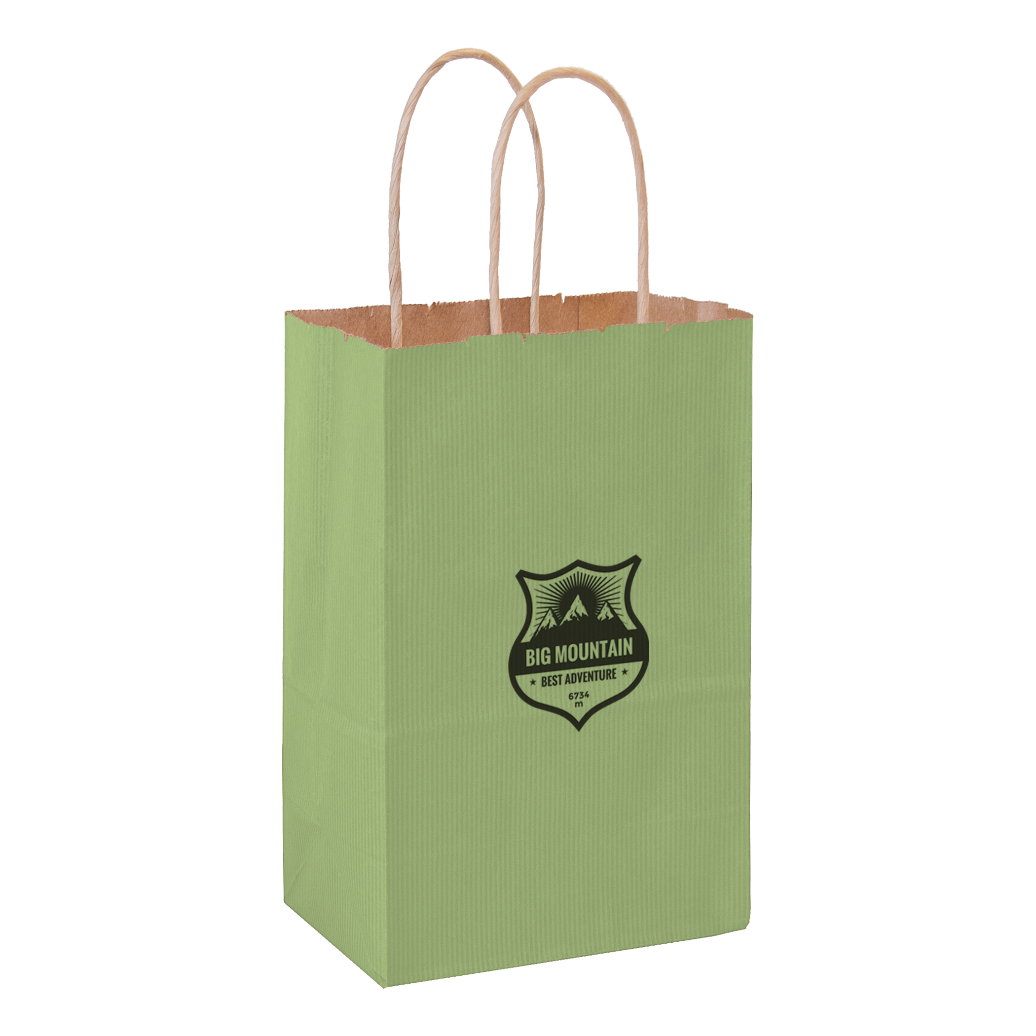 Matte Color Paper Shopper with Twisted Paper Handles 10