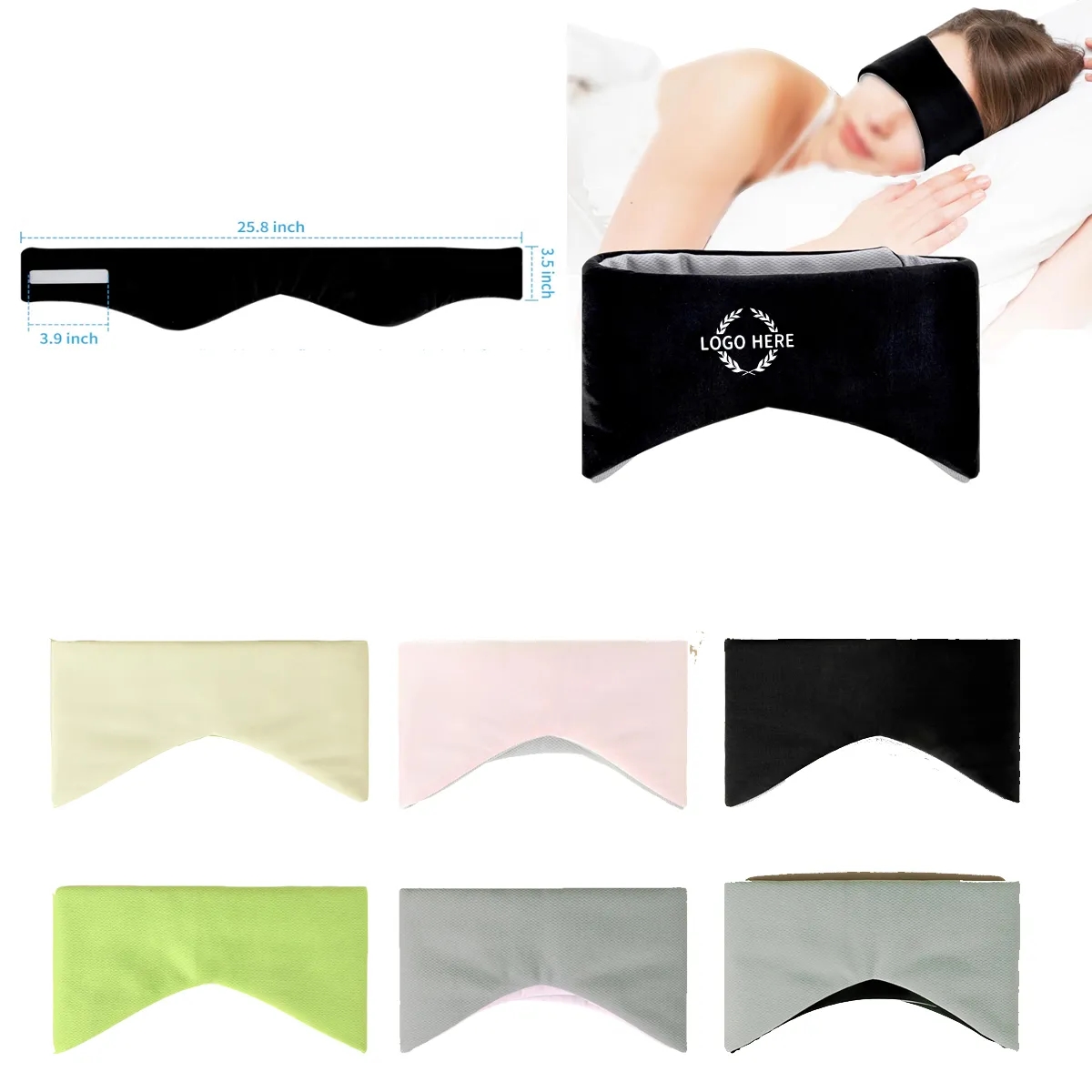 Double Sided Large Covers Sleep Eye Mask 3