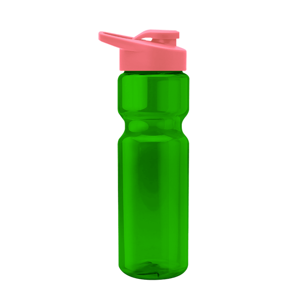 Blazer 28oz Transparent Bike Bottle w/Drink-thru Lid 2539