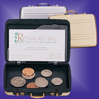 BRIEF CASE STYLE CREDIT CARD & POCKET CHANGE CASE 1