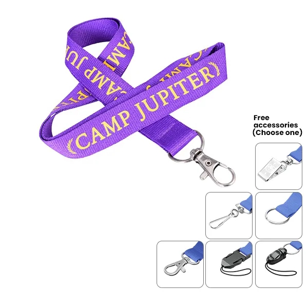 1/2" Imprinted Polyester Lanyard 5