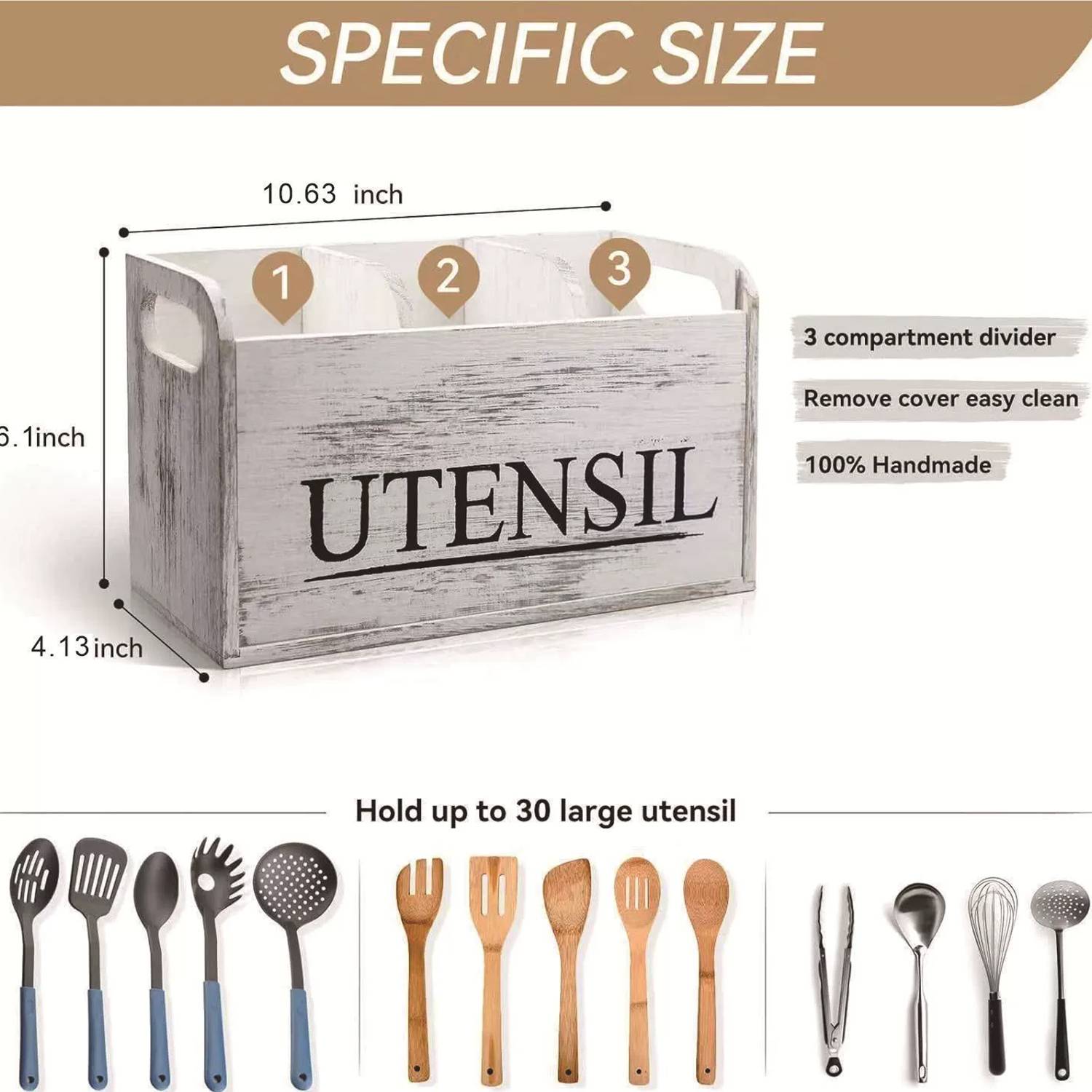 Wooden Kitchen Storage Box 4