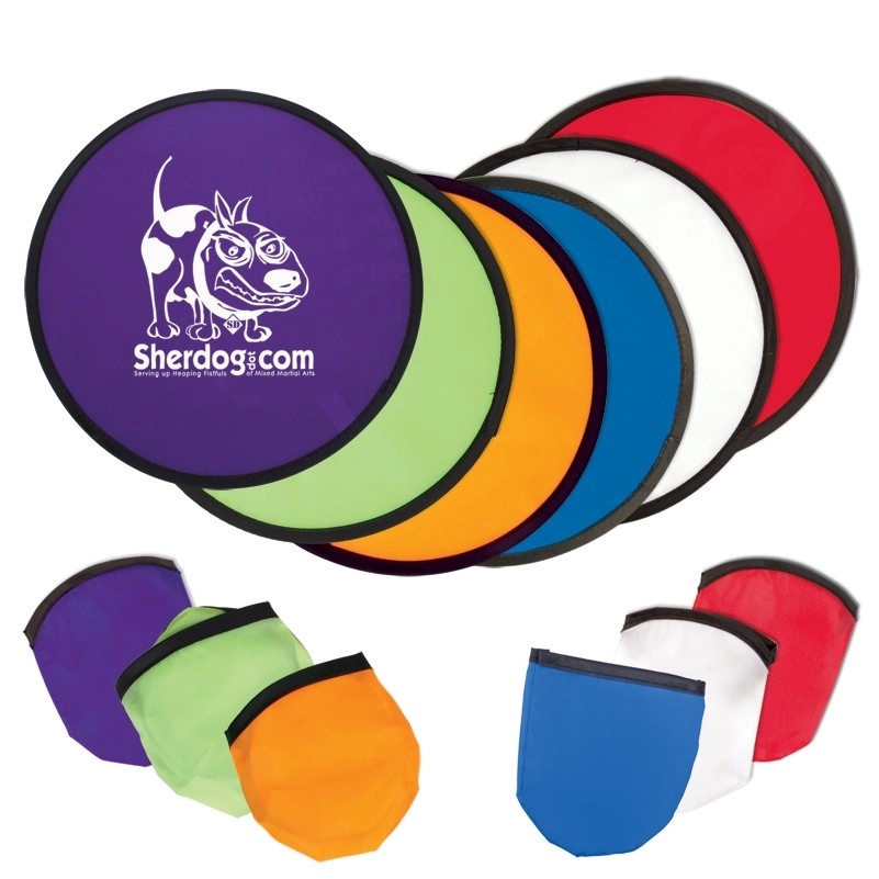 10" Foldable Flying Disc with Pouch 2