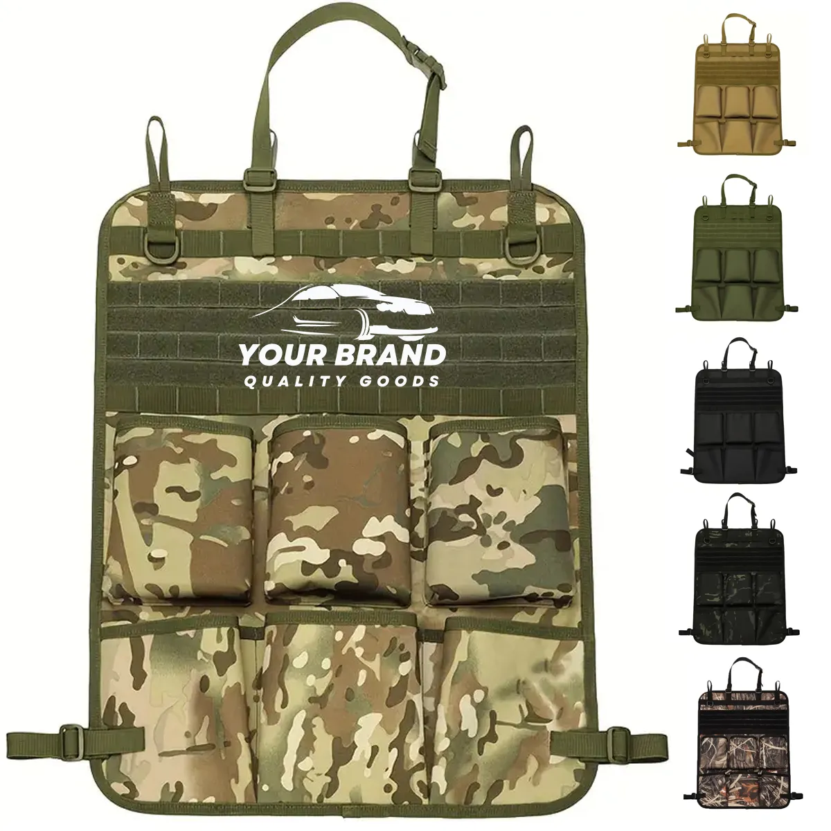 Tactical Car Seat Back Organizer Cover Protector 3