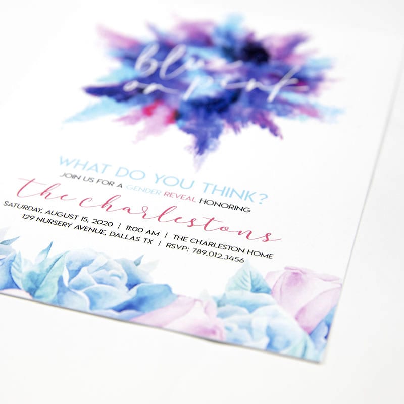 Custom Full Color 5 X 7 Inch Invitation Cards 9